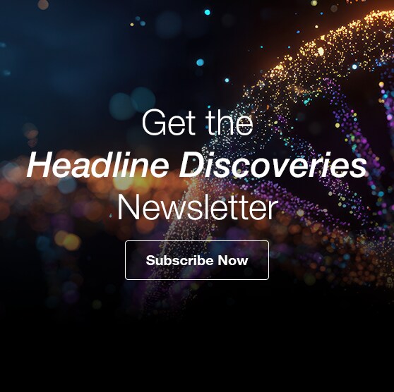 Get the headline discoveries newsletter - subscribe now