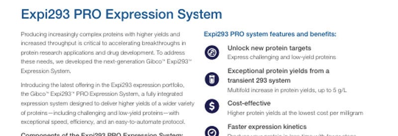 Flyer Expi293 PRO