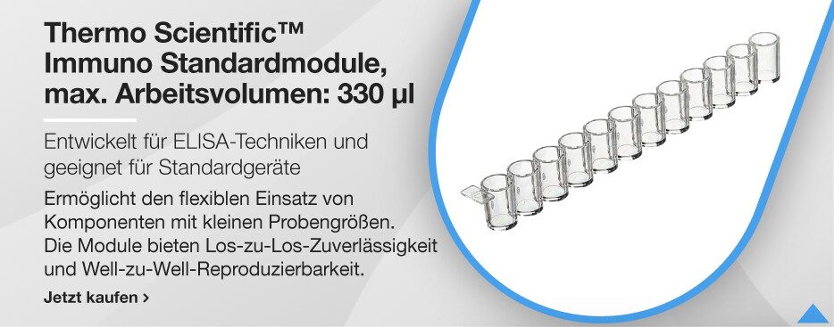 Thermo Scientific&trade; Immuno Standardmodule, max. Arbeitsvolumen: 330 &mu;l