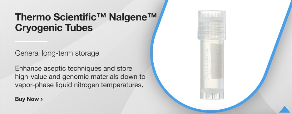 Thermo Scientific™ Nalgene™ Cryogenic Tubes Thermo Scientific™ Nalgene™ Cryogenic Tubes