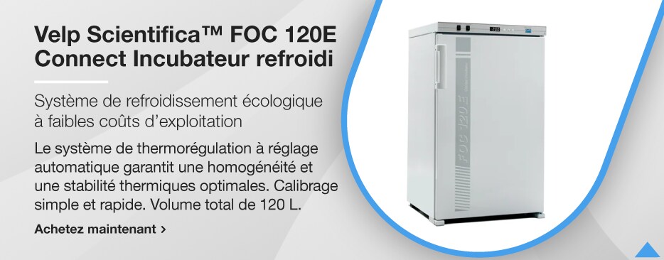 Velp Scientifica&trade; FOC 120E Connect Incubateur refroidi