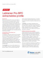 Thermo Scientific Labtainer Pro BPC Extractables Profile