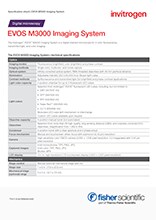 EVOS™ M3000 Specification Sheet