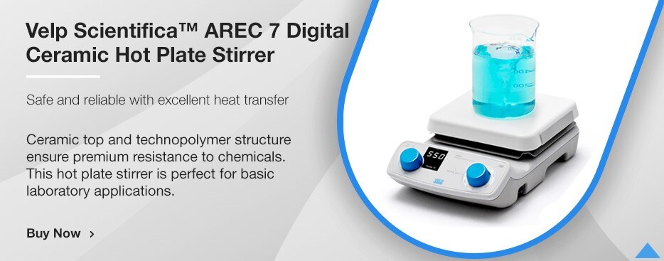 Velp Scientifica™ AREC 7 Digital Ceramic Hot Plate Stirrer Velp Scientifica™ AREC 7 Digital Ceramic Hot Plate Stirrer