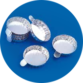 weighing_aluminium Weighing boats, aluminium, disposable