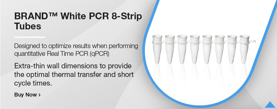 BRAND™ White PCR 8-Strip Tubes BRAND™ White PCR 8-Strip Tubes